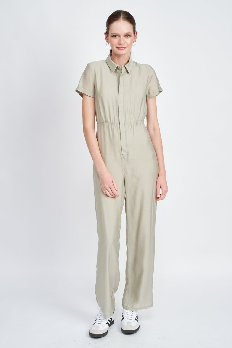 Vivian Jumpsuit - Dark Sage