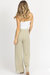 Wide Leg High Rise Pants