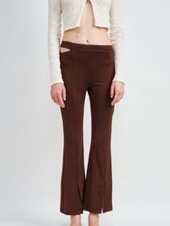 Yeva Pants - Coffee-Brown