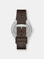 Emporio Armani Men's Zeta AR1999 Silver Leather Quartz Dress Watch