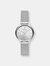 Emporio Armani Women's Kappa AR11128 Silver Stainless-Steel Japanese Quartz Dress Watch - Silver