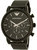 Mens Luigi AR1968 Black Stainless Steel Quartz Watch - Black