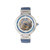 Empress Adelaide Automatic Skeleton Leather-Band Watch - Blue