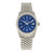 Empress Constance Automatic Bracelet Watch w/Date - Silver/Blue