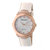 Empress Francesca Automatic MOP Leather-Band Watch - White