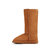 Girls Wallaby Hi Merino Wool Boots In Chestnut