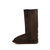 Girls Wallaby Hi Merino Wool Boots In Chocolate Brown