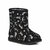 Kid's Reflective Dino Brumby Wool Boot In Black - Black