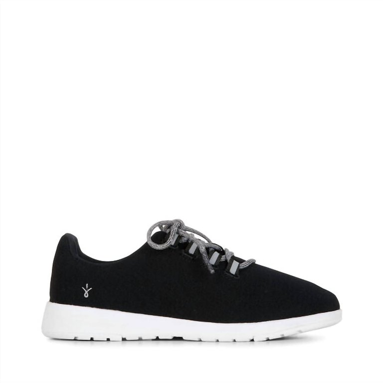 Women's Barkly Wool Sneaker In Black