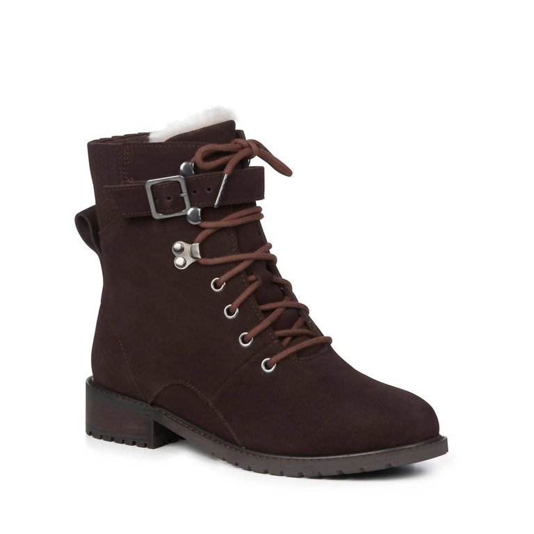 Women's Cassab All Weather Lace Up Boot In Espresso - Espresso