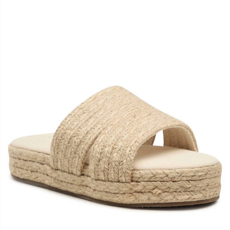 Women's Fern Slide Sandal In Natural - Natural