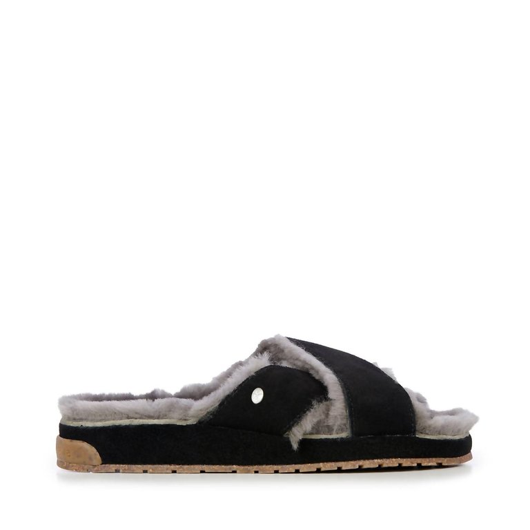 Women's Mayberry Corky Slide Sandal In Black