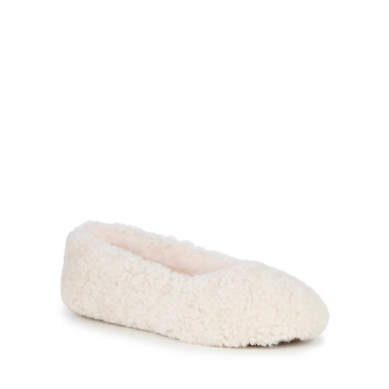 Women's Mira Ballet Slipper In Natural - Natural