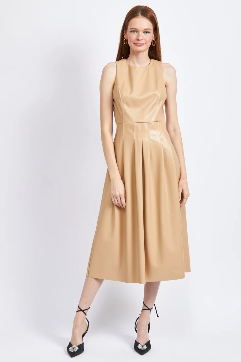 Alivia Midi Dress - Khaki