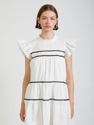 Aliza Babydoll Dress - White