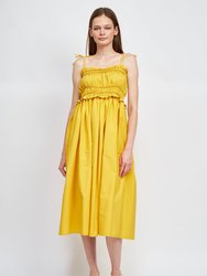 Andrea Midi Dress - Yellow