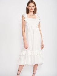Bea Midi Dress - Off-White