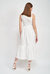 Beatrice Embroidered Maxi Dress In Off White