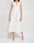 Beatrice Embroidered Maxi Dress In Off White - Off White