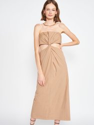 Beverly Midi Dress - Natural
