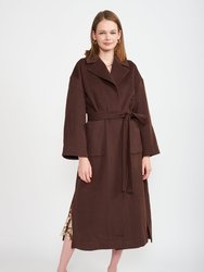 Bonrieux Coat - Dark Brown