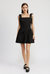 Charlie Mini Dress - Black