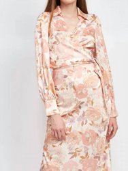 Clover Silk Skirt - Multi Color