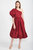 Cosima Midi Dress - Burgundy