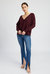 Cover Knit Sweater - Bordeaux