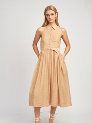 Dee Dee Midi Dress - Khaki