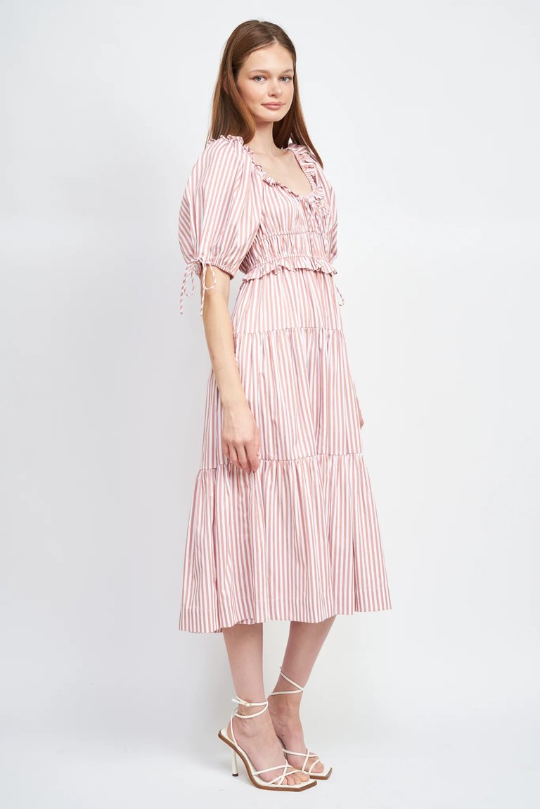 Destiny Tiered Midi Dress