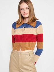 Elania Cardigan Top - Multi