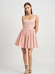 Eleanor Mini Dress - Blush Pink