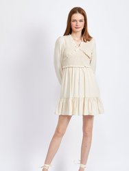 Eliana Mini Dress - Natural