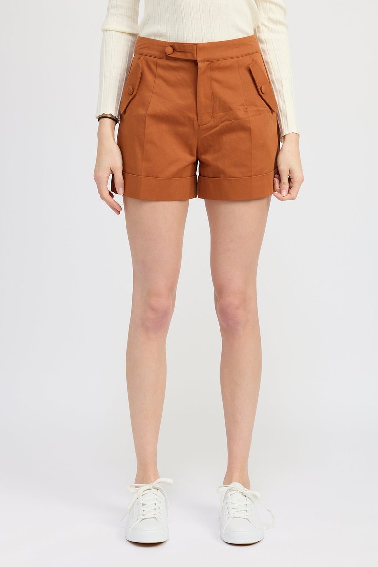 Ellen Shorts - Rust