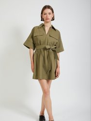 Essie Mini Dress - Olive