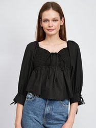 Estela Blouse - Black