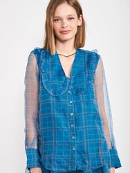 Farrah Blouse - Blue