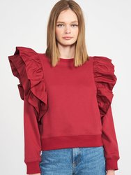 Gabriela Pullover - Burgundy