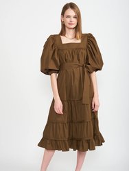 Gilda Mini Dress - Olive