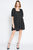 Gracelyn Babydoll Dress - Black