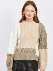 Harper Sweater - Natural Multi