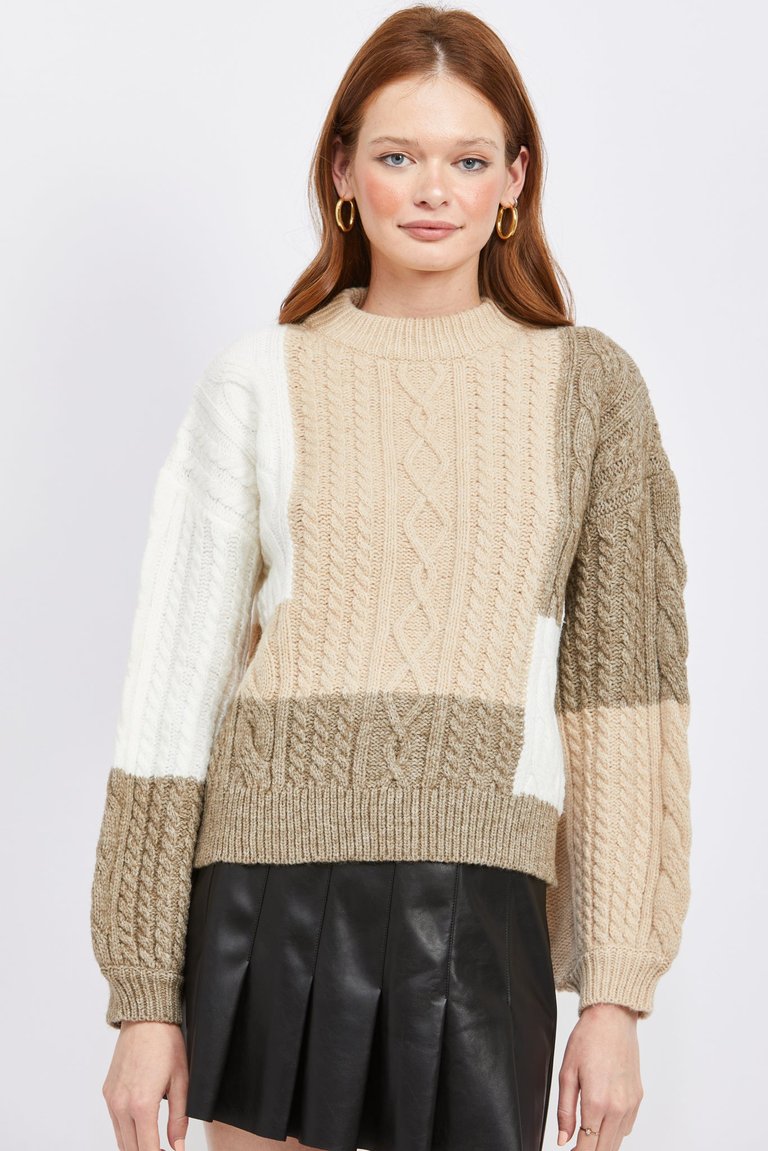 Harper Sweater - Natural Multi