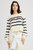 Helena Striped Sweater - Ivory Navy