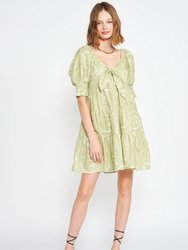 Idrissy Mini Dress - Green