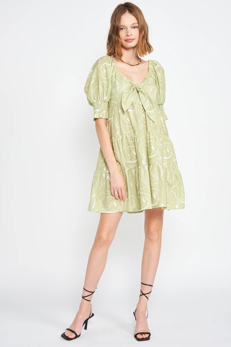 Idrissy Mini Dress - Green