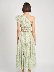 Jemma Maxi Dress - Moss Green