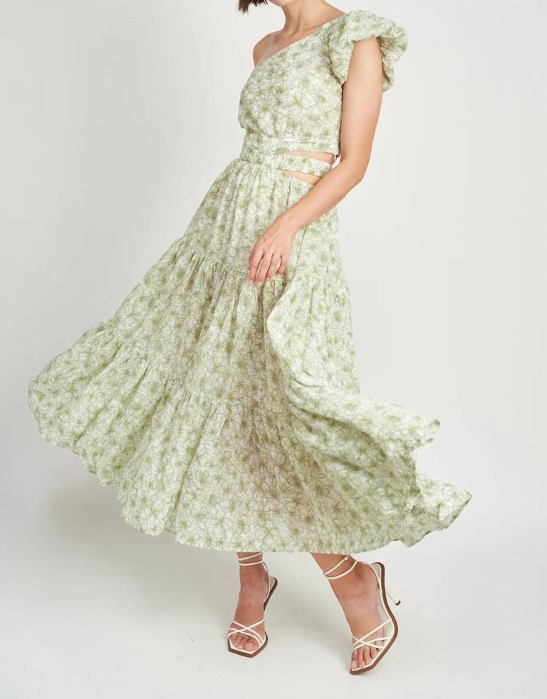 Jemma Maxi Dress - Moss Green - Moss Green