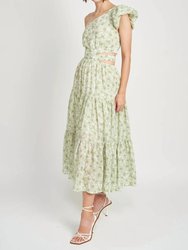 Jemma Maxi Dress - Moss Green