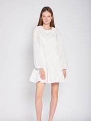 Julia Poplin Mini Dress - Off-White